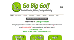 Desktop Screenshot of gobiggolf.com